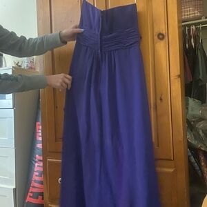 Pretty Maids Strapless Purple Dress